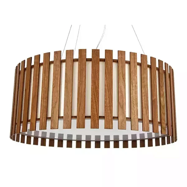 Pendente Accord Ripado A-1096 90x22cm em Madeira Design Contemporâneo
