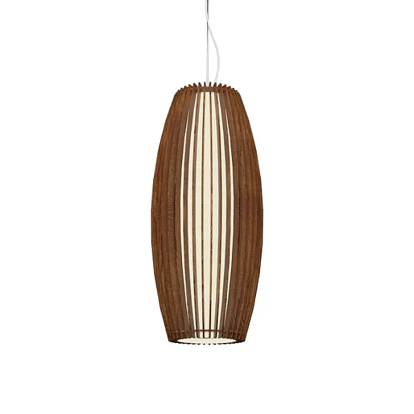 Pendente Accord Stecche A-1139 31x70cm em Madeira Design Contemporâneo