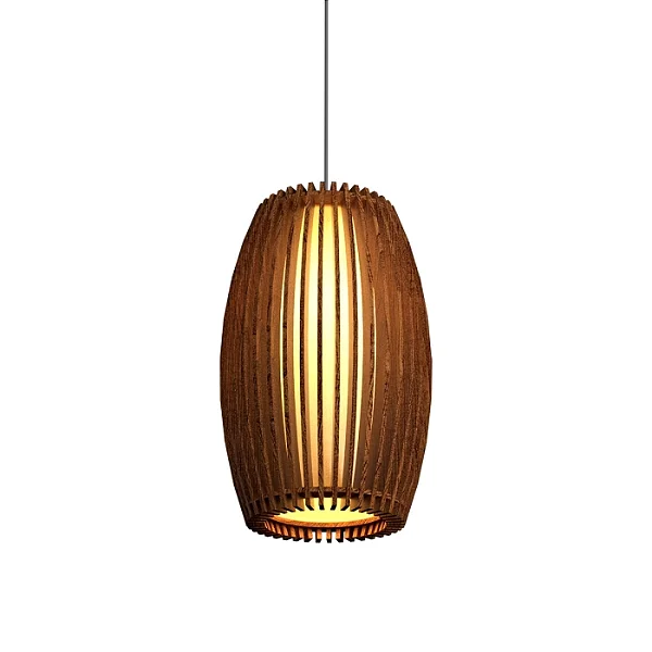 Pendente Accord Stecche A-1140 20x30cm em Madeira Design Contemporâneo