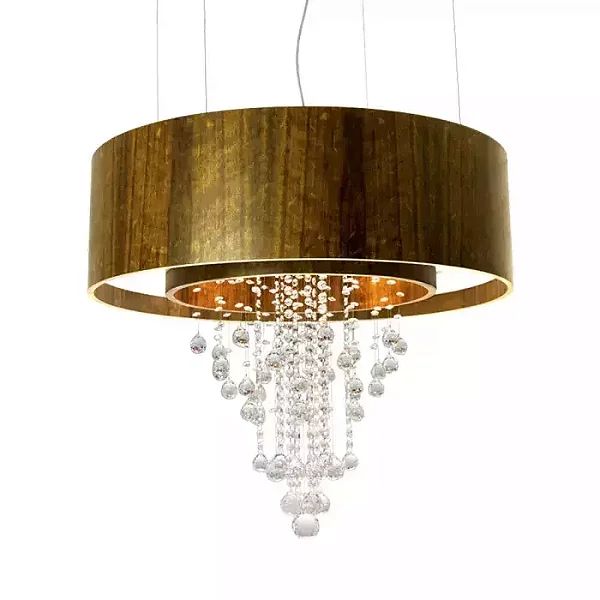 Pendente Accord Cristais LED A-1155C 150x95cm 170W 6068lm IRC90 em Madeira