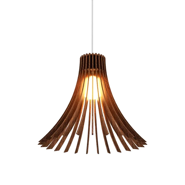 Pendente Accord Stecche A-1181 35x30cm em Madeira Design Contemporâneo