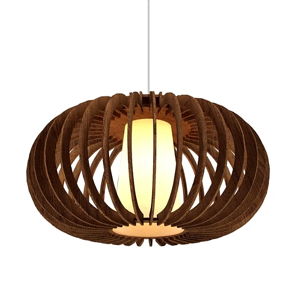 Pendente Accord Stecche A-1217 47,5x25cm em Madeira Design Contemporâneo