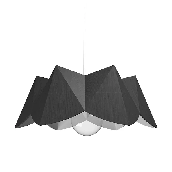 Pendente Accord Physalis A-1283 46x18,5cm em Madeira Design Contemporâneo