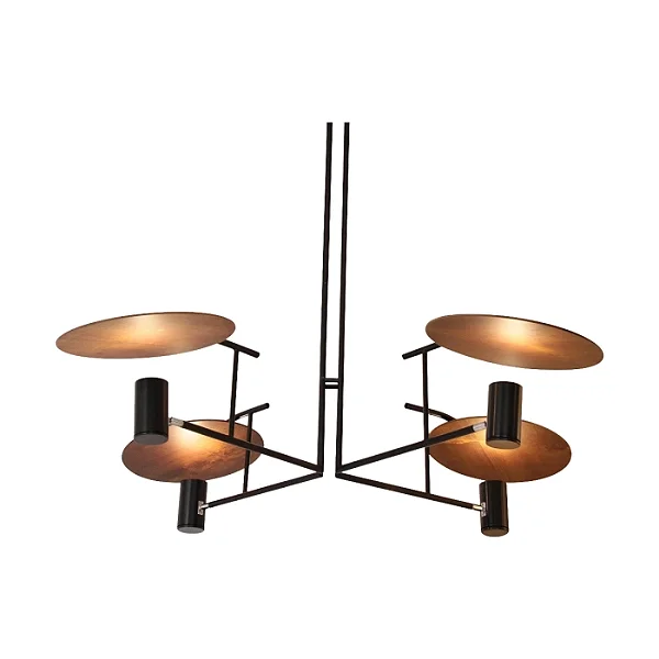 Pendente Accord Dot A-1419 109x109x108cm Design Contemporâneo Decorativo