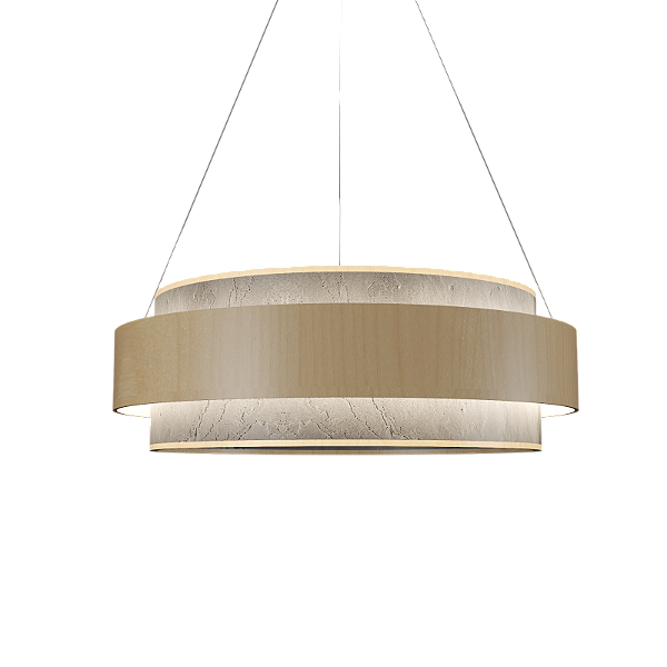 Pendente Cilíndrico Accord Petra A-1625 20x80cm LED 58W 2058lm IRC 90