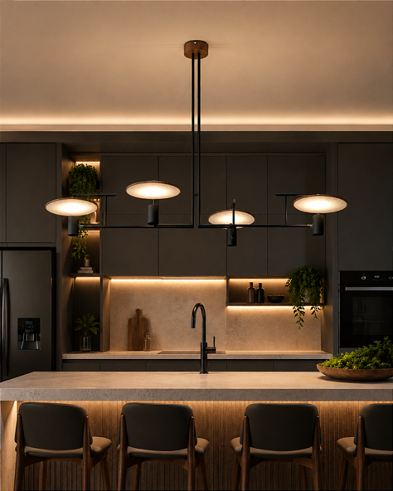 Pendente Accord Dot Petra A-1638 170x90x108cm Design Contemporâneo