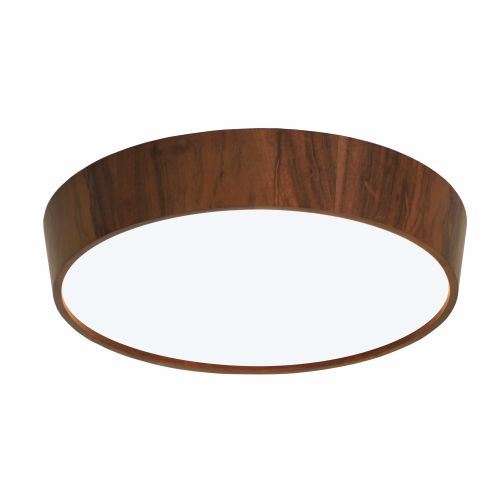 Plafon Accord Iluminação Cônico A-585 65x18cm Design Moderno em Madeira