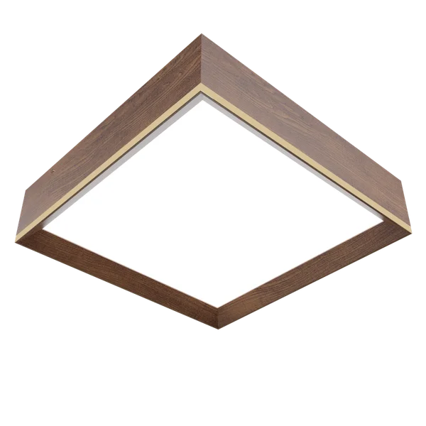 Plafon LED Accord Iluminação Meio Squadro Latão A-5134LED 12x60x60cm IRC90