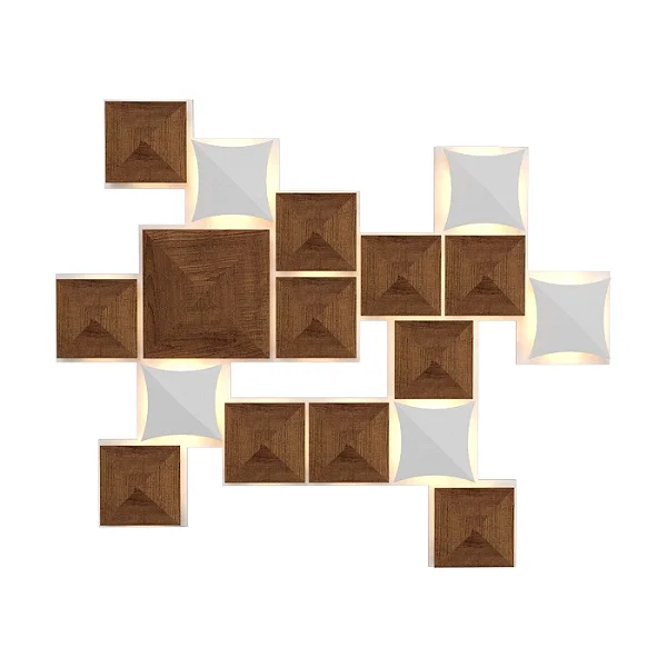Painel Arandela Accord Diamante A-4076 101x9,5x86cm Design Geométrico