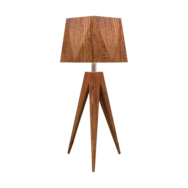 Abajur Accord Facetado A-7048 30x62cm Design Sofisticado