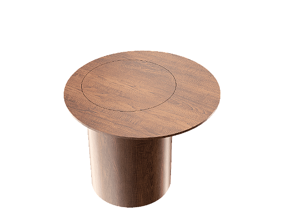 Mesa de Apoio Accord Cilíndrica F1044 60x50cm Design Moderno