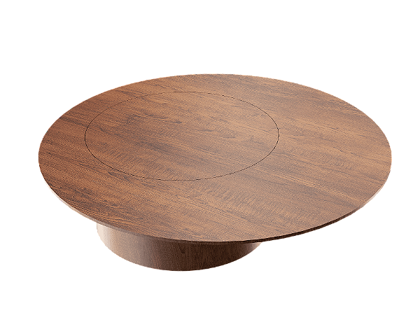 Mesa de Centro Accord Cilíndrica F1046 100x30cm Design Moderno