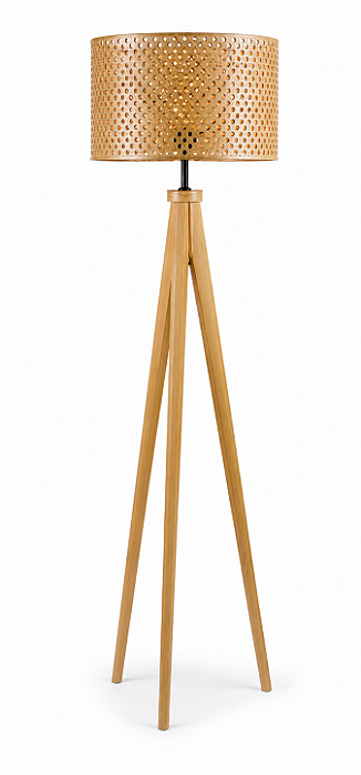 Luminária Carvalho com Cúpula Cilíndrica Natuzzi 152x50cm 5L Trevisan