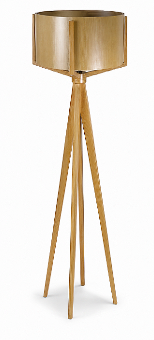 Luminária Carvalho com Cúpula Cilíndrica Lisius 165x50cm 5L Trevisan