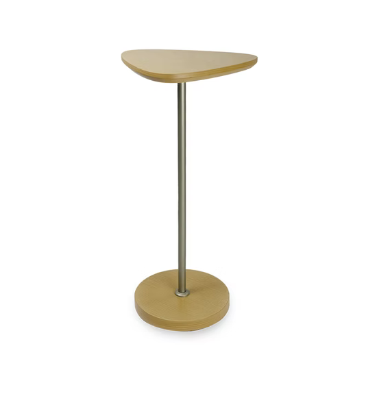 Mesa de Apoio Carvalho com Haste Champagne 55x26cm 5L Trevisan