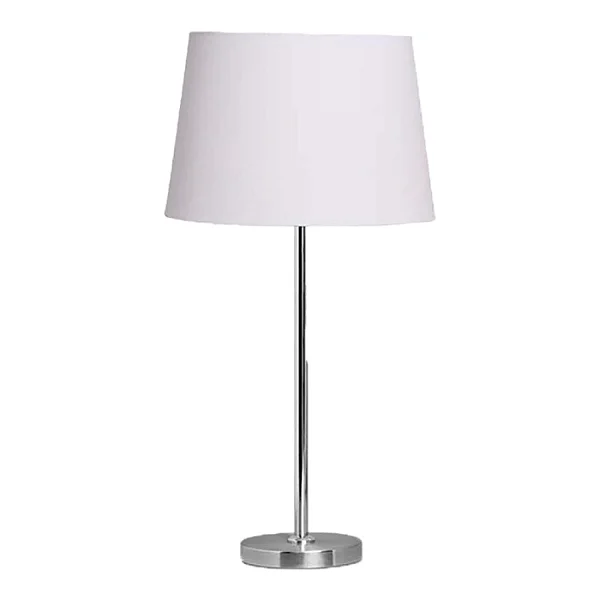Abajur Alumínio com Cúpula Cilíndrica Branca 60x30cm 5L Trevisan