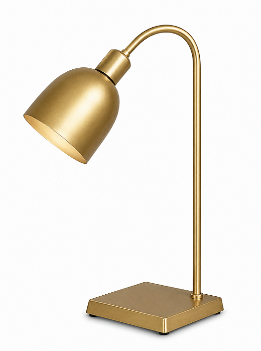 Luminária de Mesa Dourada com Cúpula Dourada 37x25cm 5L Trevisan
