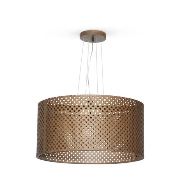 Pendente Regulável Natuzzi Fio 1m 60x60cm 5L Trevisan