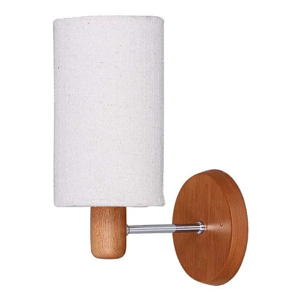 Arandela Imbuia com Cúpula Cilíndrica Relevo 31x13cm 5L Trevisan