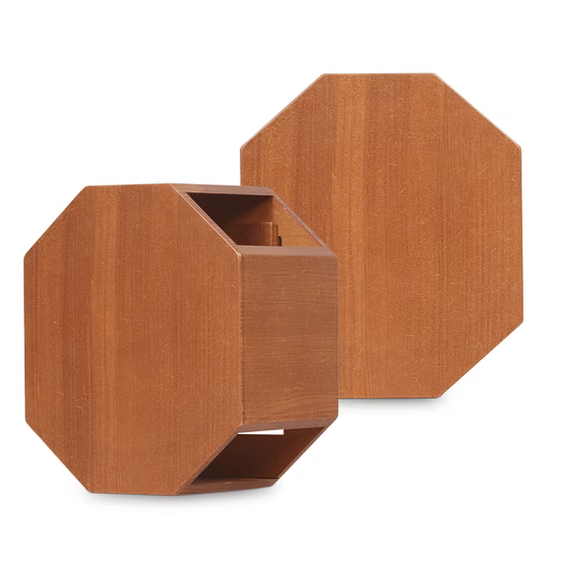 Arandela Imbuia 15x10x20cm 1 Lâmpada G9 5L Trevisan
