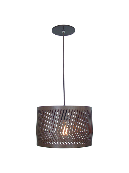 Pendente Balaio 28 Classic Lar em Madeira 18,5cm E27 – Ref. 1056