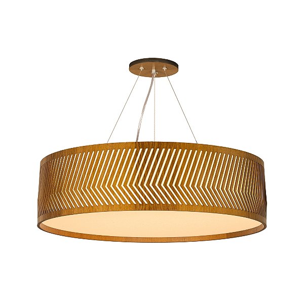 Pendente Balaio Slim 70 Classic Lar Madeira 70cm 8x E27 – Ref. 1288