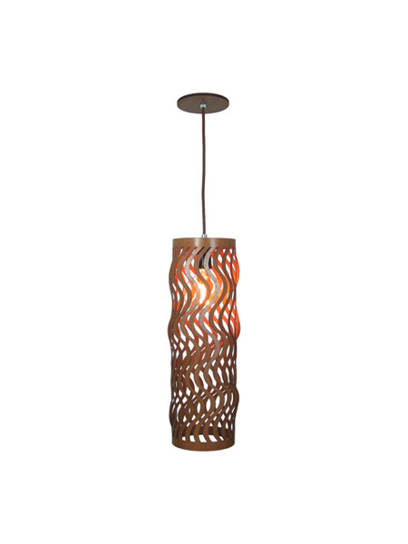 Pendente Dunas Longo 15 Classic Lar Madeira 44cm E27 – Ref. 1065