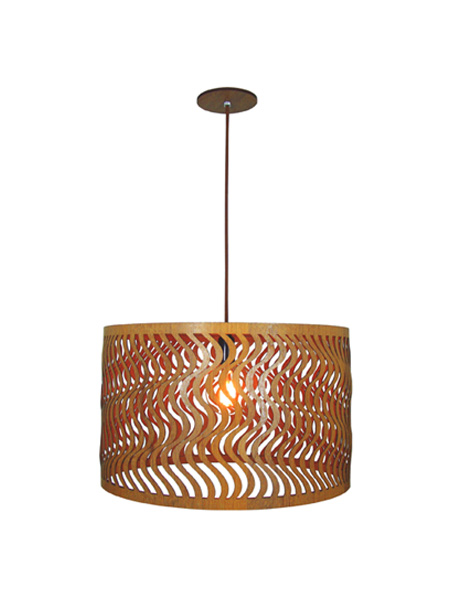 Pendente Dunas 45 Classic Lar Madeira 44cm E27 – Ref. 1066