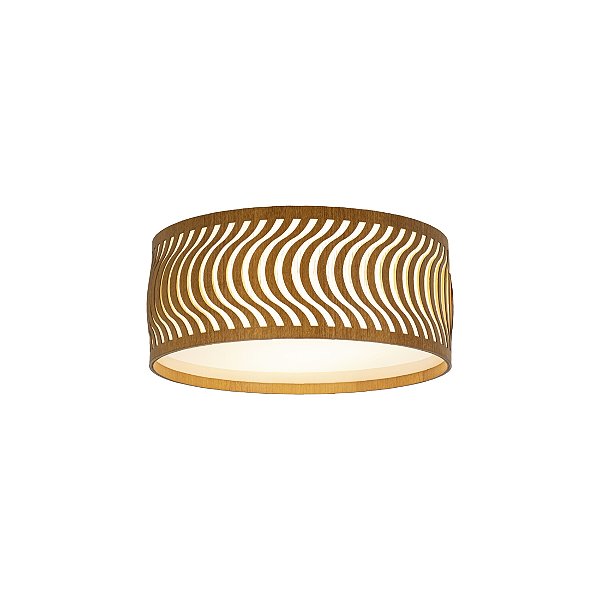Plafon Ondas Slim 45 Classic Lar Madeira 44cm 3x E27 – Ref. 1145