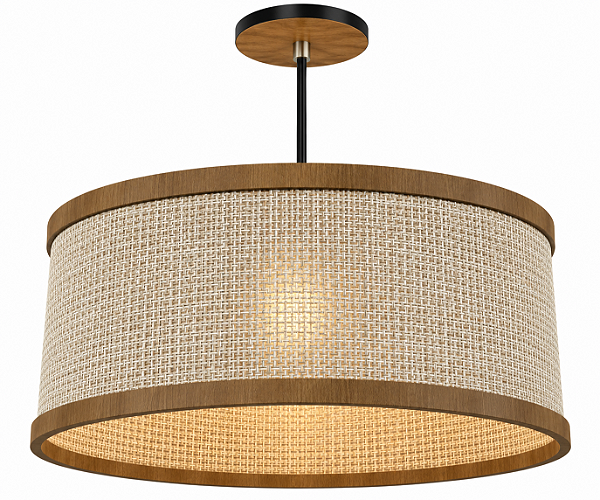 Pendente Essencial TS5528 Classic Lar Madeira 55cm E27 – Ref. 2009
