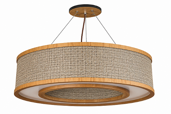 Pendente Anel Essencial TS7017 Classic Lar Madeira 70cm 8x E27 – Ref. 2021