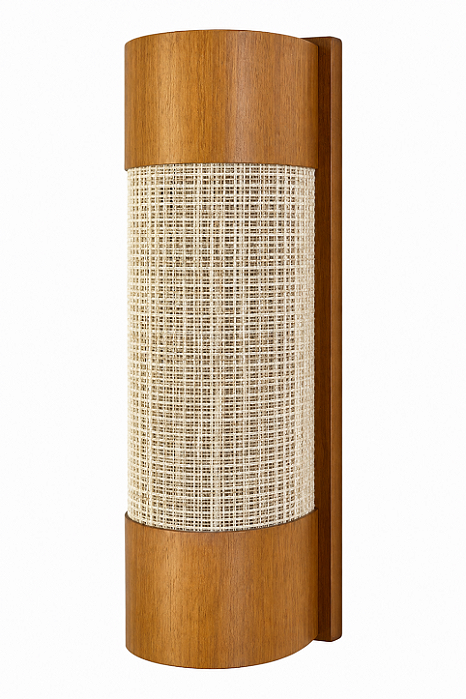 Arandela Essencial Longa Classic Lar Madeira 40cm 2x E27 – Ref. 2024