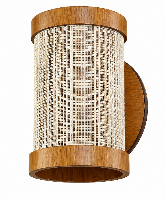 Arandela Essencial TS1015 Classic Lar Madeira 15cm G9 – Ref. 2025