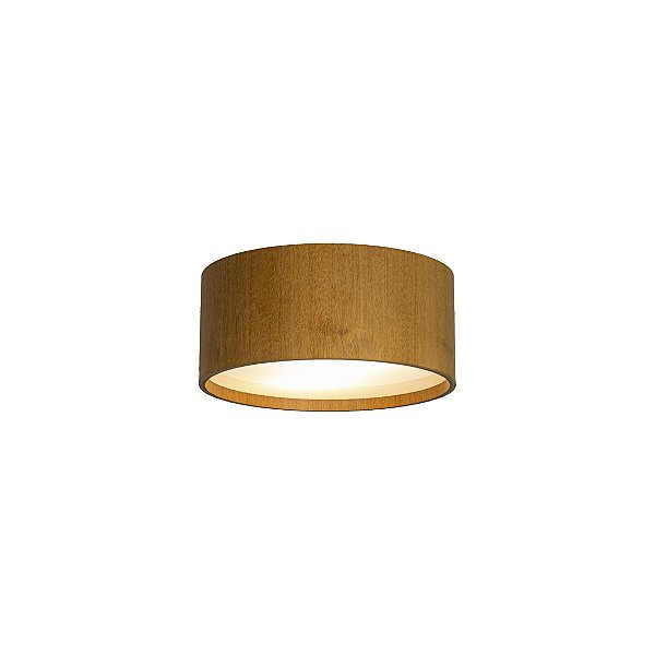 Plafon Slim 35 Classic Lar Madeira 34,7cm 2x E27 – Ref. 1162