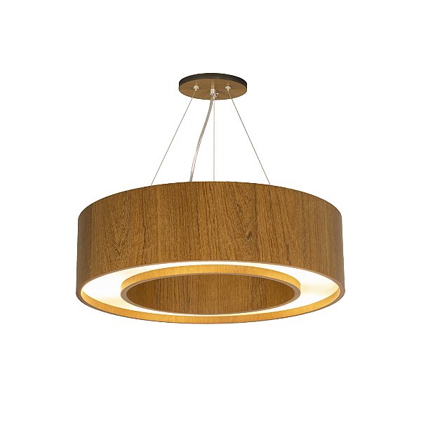 Pendente Anel 55 Classic Lar Madeira 55cm 5x E27 – Ref. 1151