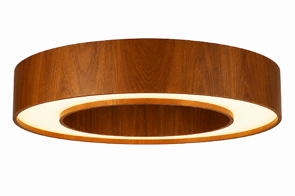 Plafon Anel 70 Classic Lar Madeira 70cm 8x E27 – Ref. 1259
