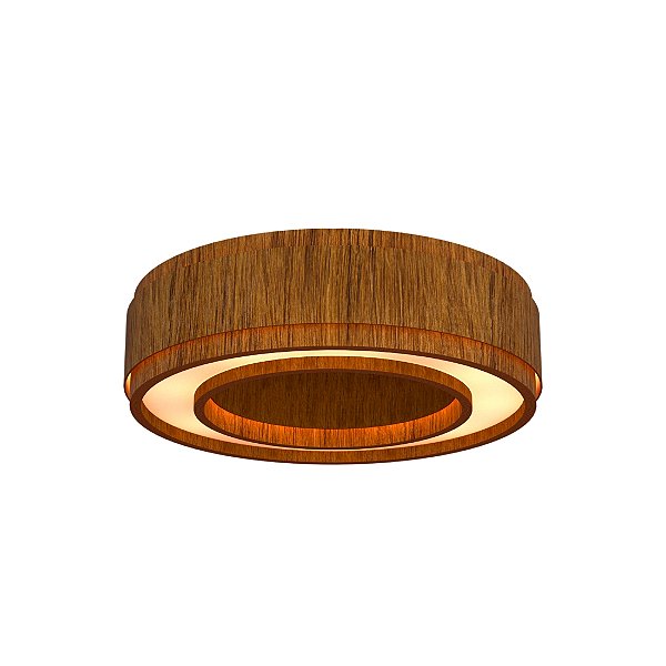 Plafon Anel Saturno 55 Classic Lar Madeira 55cm 5x E27 – Ref. 1277