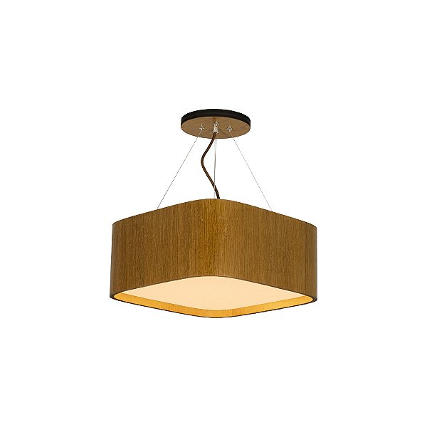 Pendente Lamé 35 Classic Lar Madeira 35x35cm 3x E27 – Ref. 1184