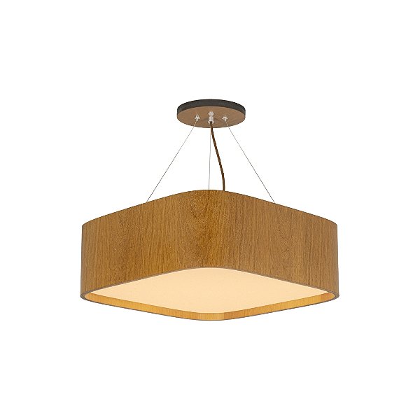 Pendente Lamé 45 Classic Lar Madeira 44x44cm 4x E27 – Ref. 1185