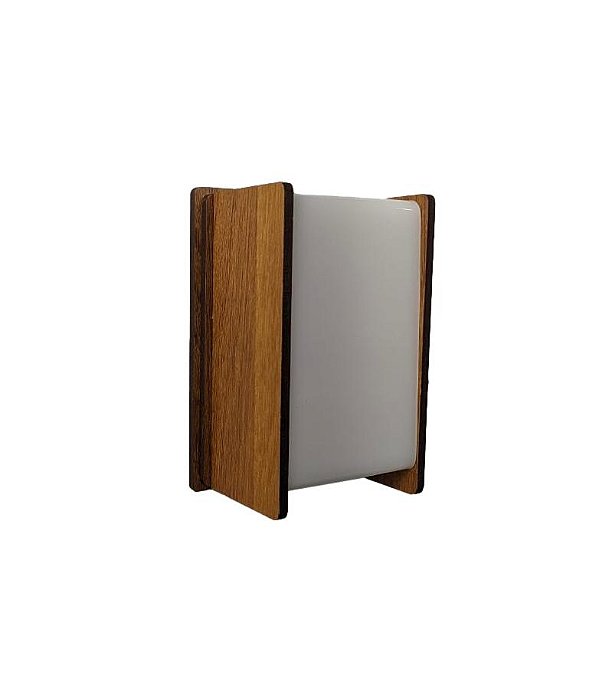 Balizador Quartzo Classic Lar Madeira 12cm 2x G9 – Ref. 1117