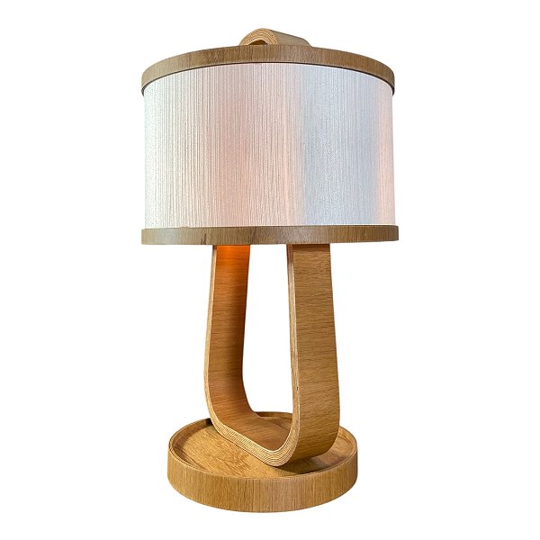 Abajur Silué Trapezoidal Orgânico Classic Lar 48cm – Ref. 1389