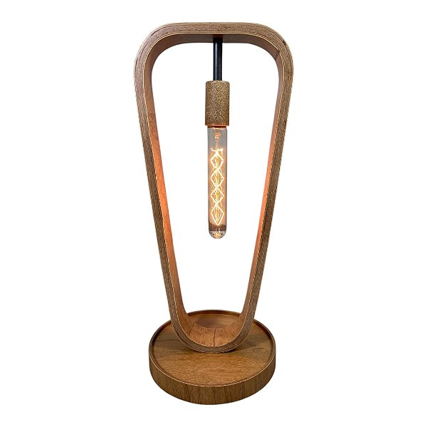 Abajur Silué Trapezoidal Orgânico Moderno Classic Lar 48cm – Ref. 1392