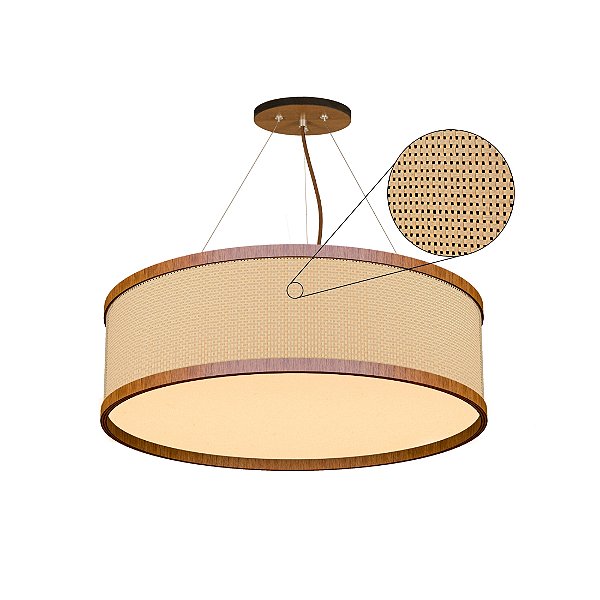 Pendente Palha Leve PL5517 Classic Lar 55cm 5x E27 – Ref. 1265