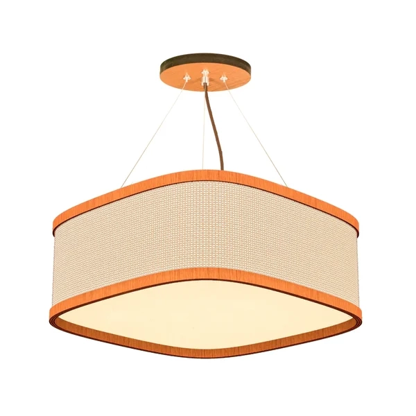 Pendente Palha Leve Lamé PL4517 Classic Lar 44cm 3x E27 – Ref. 1273
