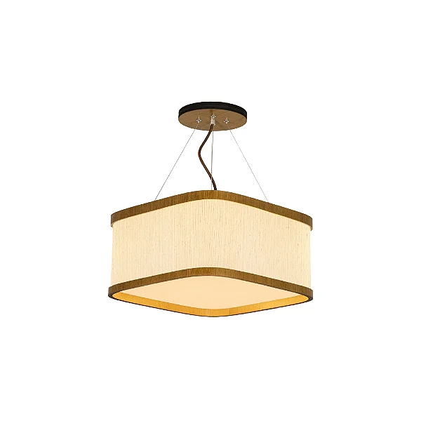 Pendente Soft Lamé C3517 Classic Lar 35x35cm 3x E27 – Ref. 1191