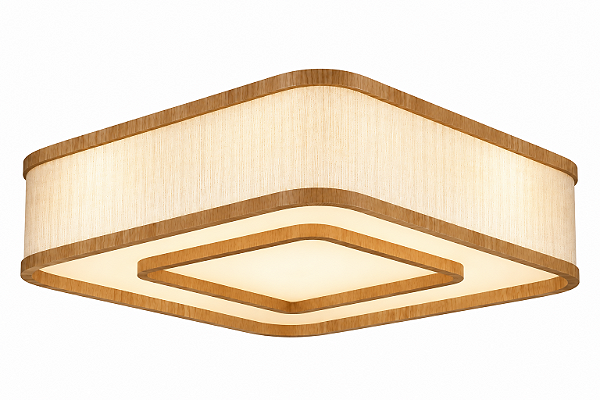 Plafon Soft Anel Lamé C7017 Classic Lar 70x70cm 8x E27 – Ref. 1280