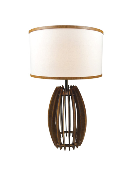 Abajur Tambor Classic Lar com Cúpula 35cm E27 – Ref. 1014