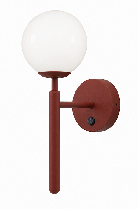(Pintura) Arandela Golden Art Blue Bola 12cm G9 P812PI