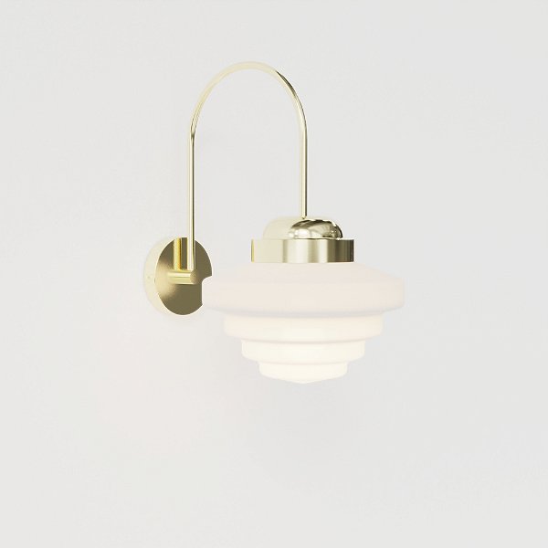 (Latão - Especiais) Arandela Golden Art Escada Ø23cm em E27 P933-23LT