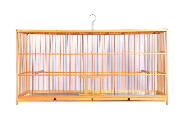 0022- Gaiola Voadeira Quadrada 80cm - Nº8 - Malha Fina